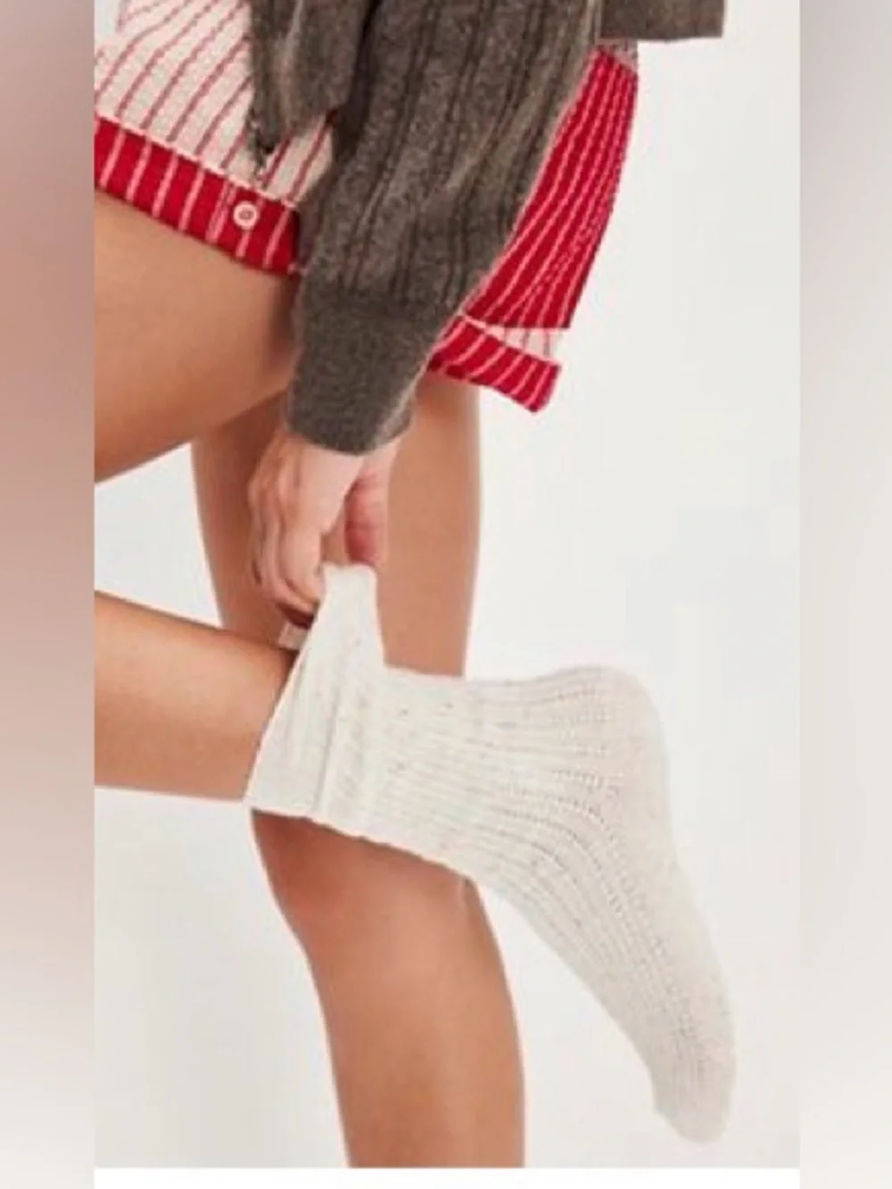 Free People Meadow Breeze Confetti socks. NWT. White